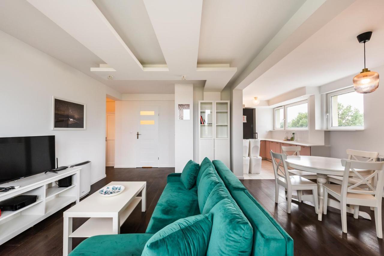 Saska Kepa Green Apartment Varsó Kültér fotó